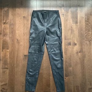 Zara faux leather legging